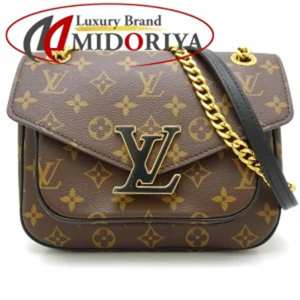 Louis Vuitton Monogram Passy Body Bum Crossbody Belt Bag Brown